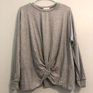 Grey Longsleeve Top